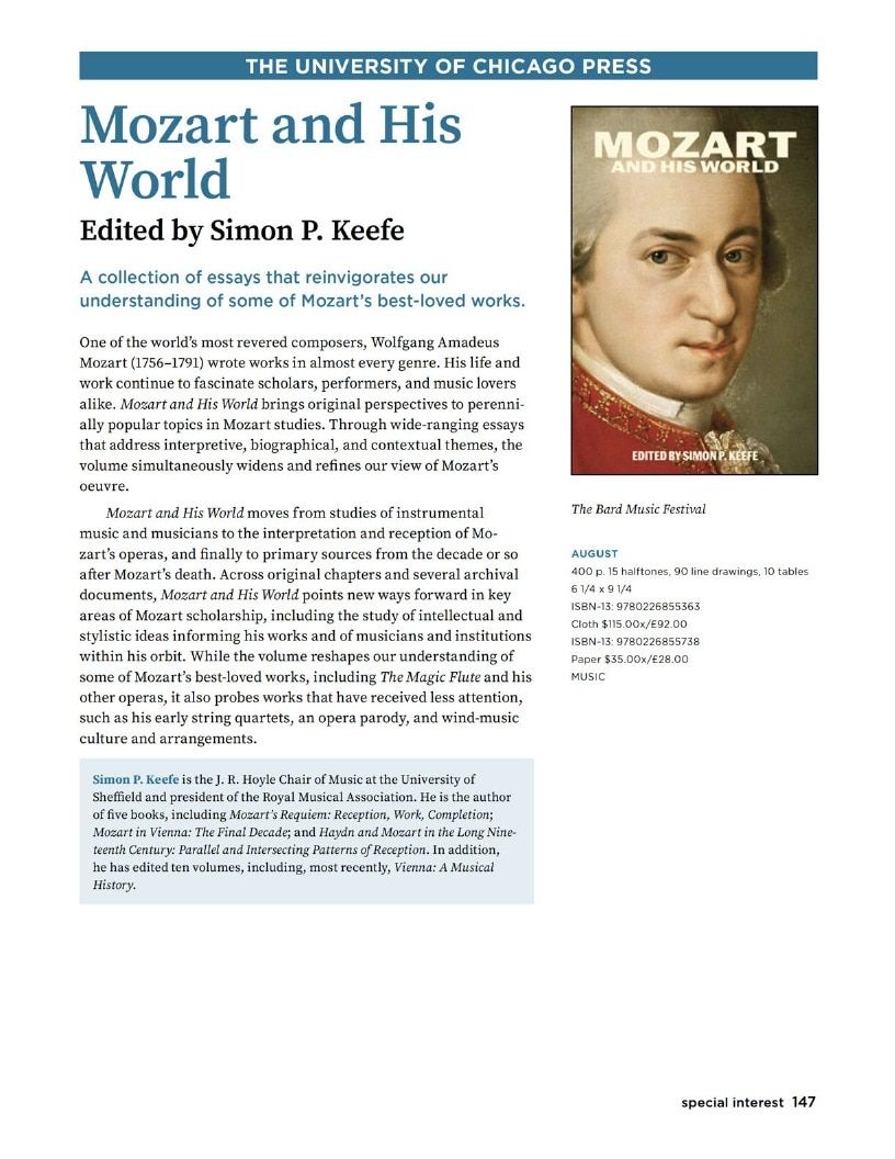 University of Chicago Press Fall 2026 Catalog Weekly Ad January 1 - December 31, 2026
