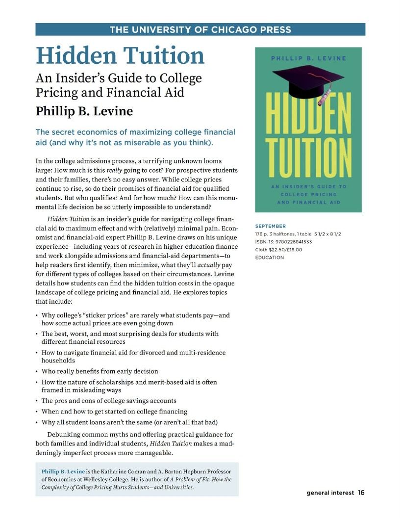 University of Chicago Press Fall 2026 Catalog Weekly Ad January 1 - December 31, 2026