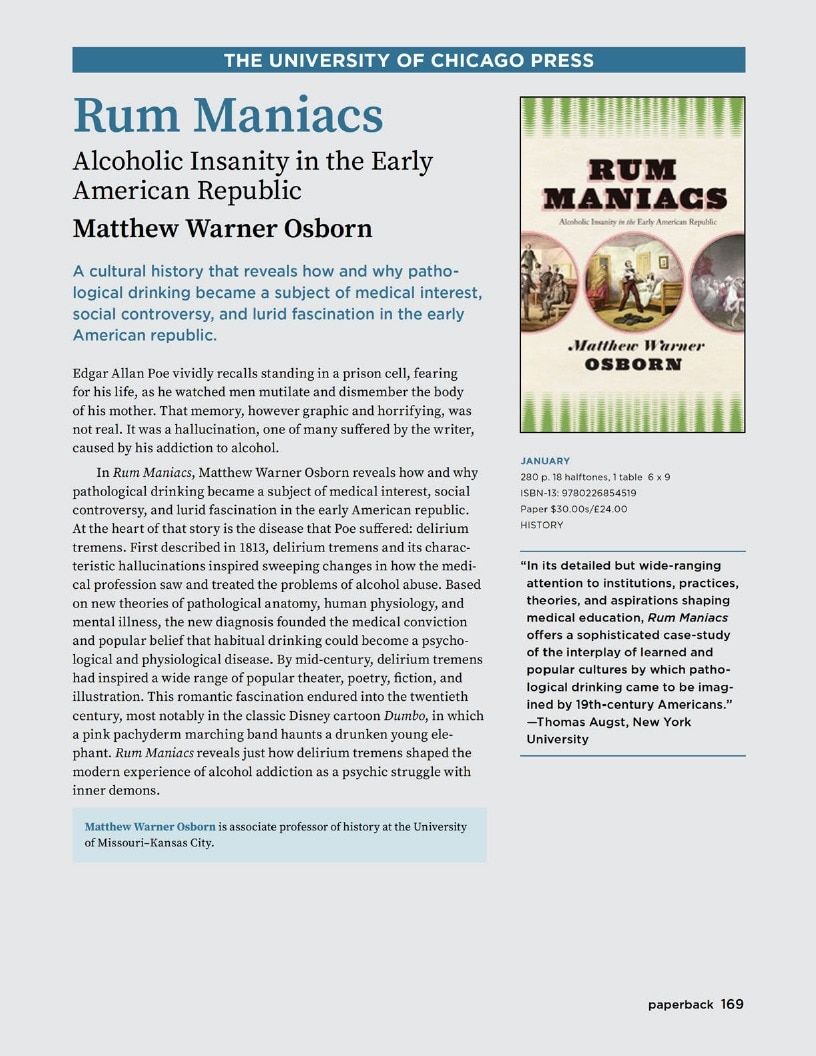 University of Chicago Press Fall 2026 Catalog Weekly Ad January 1 - December 31, 2026