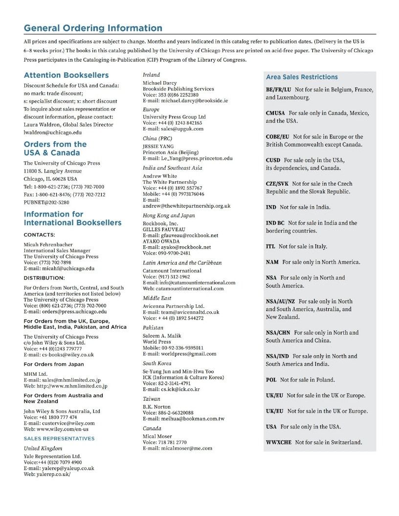 University of Chicago Press Fall 2026 Catalog Weekly Ad January 1 - December 31, 2026