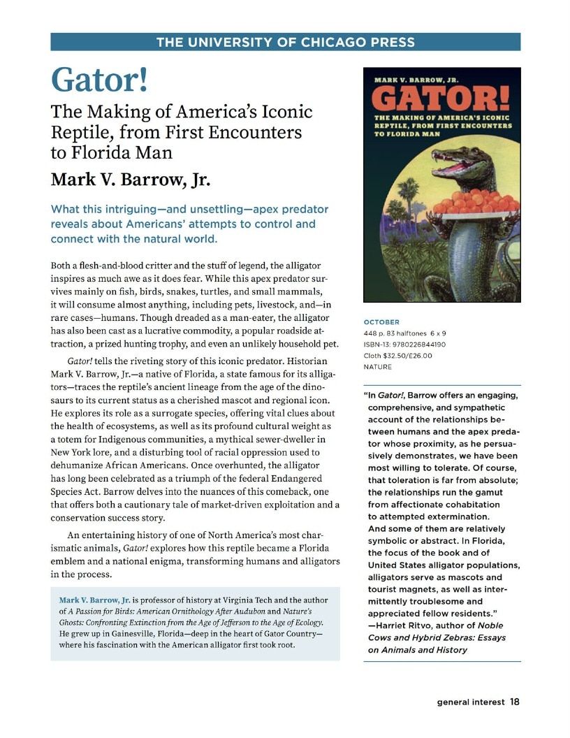 University of Chicago Press Fall 2026 Catalog Weekly Ad January 1 - December 31, 2026