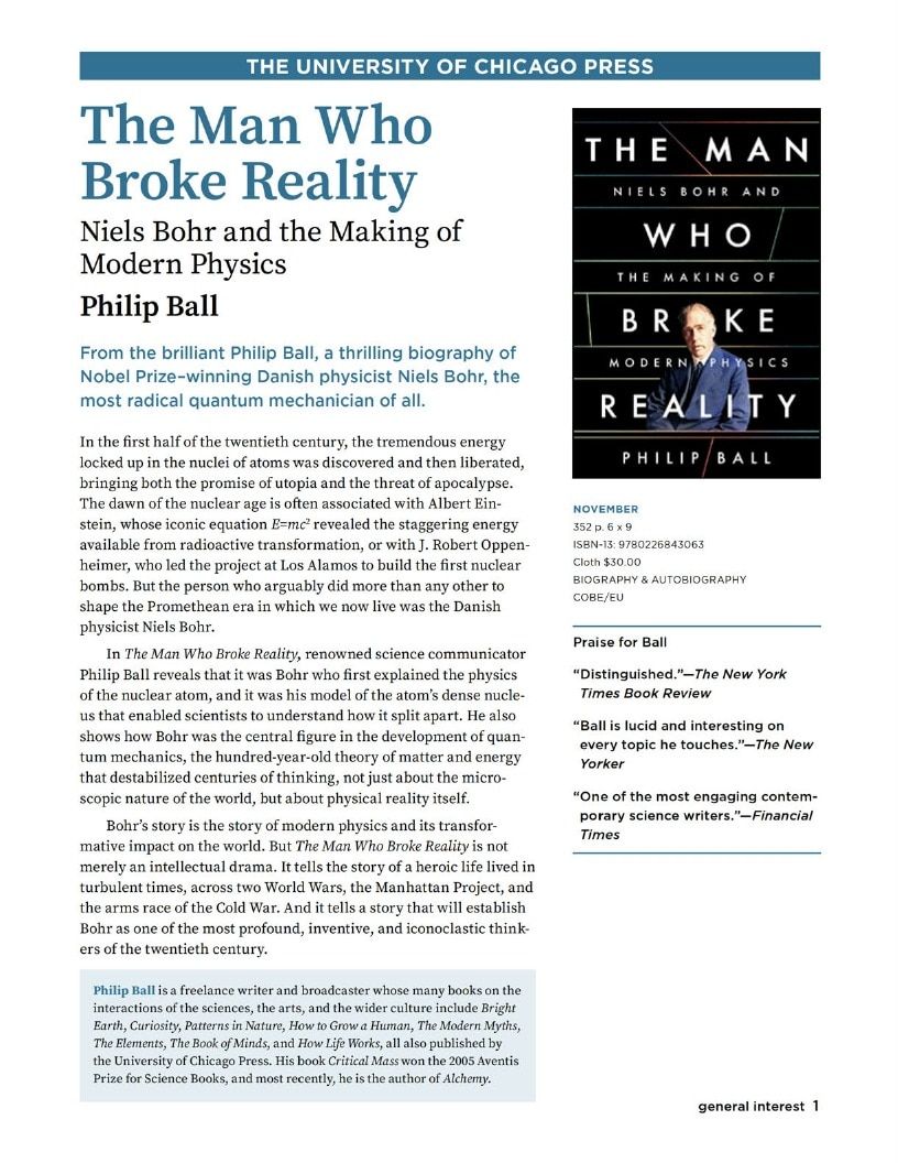 University of Chicago Press Fall 2026 Catalog Weekly Ad January 1 - December 31, 2026