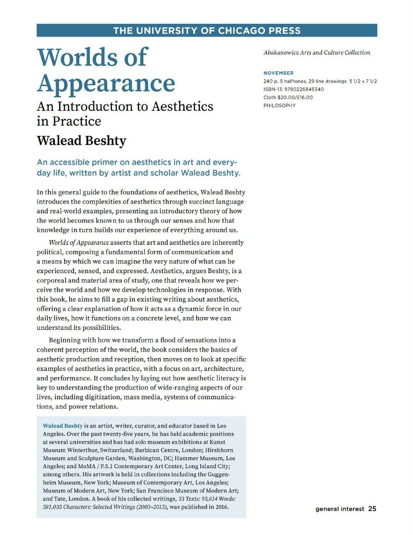 University of Chicago Press Fall 2026 Catalog Weekly Ad January 1 - December 31, 2026