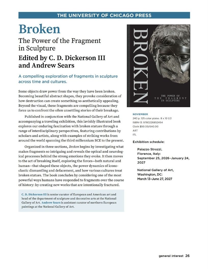 University of Chicago Press Fall 2026 Catalog Weekly Ad January 1 - December 31, 2026