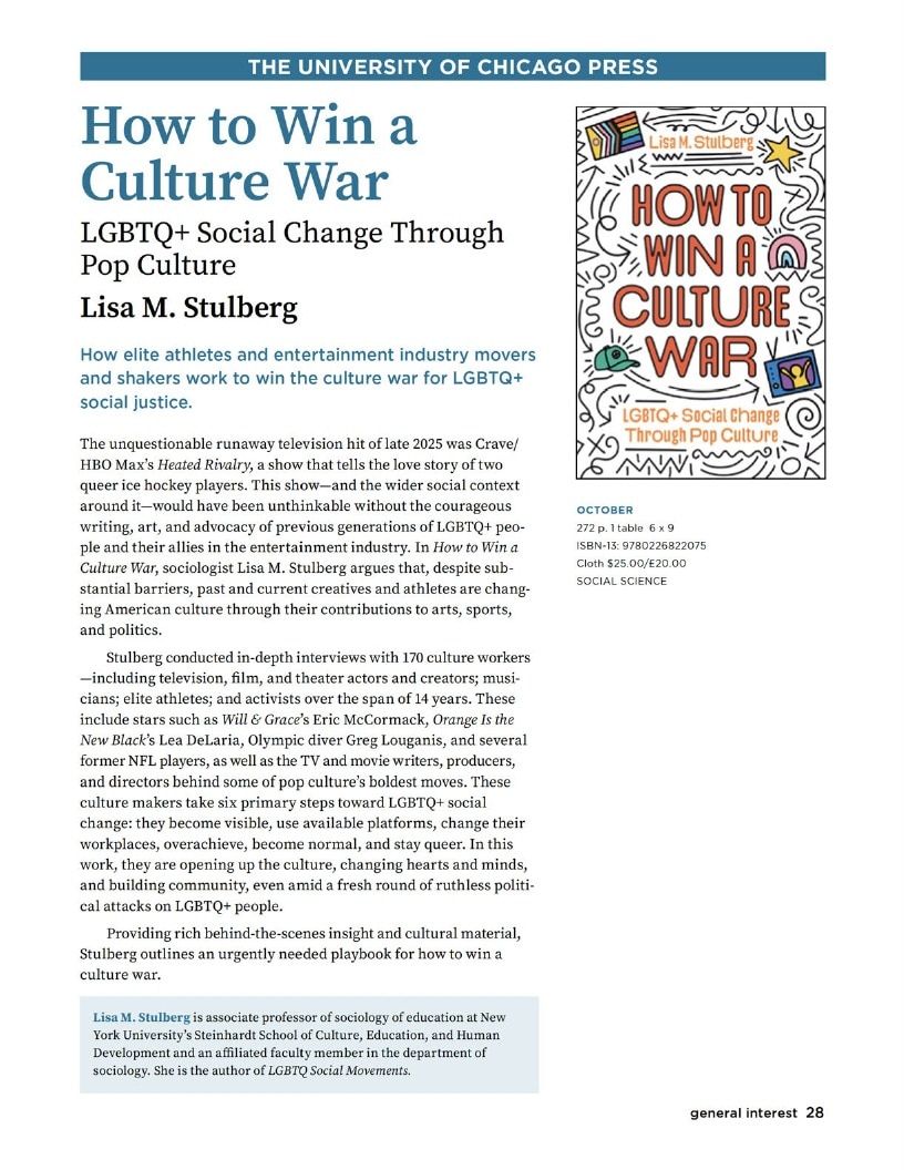 University of Chicago Press Fall 2026 Catalog Weekly Ad January 1 - December 31, 2026
