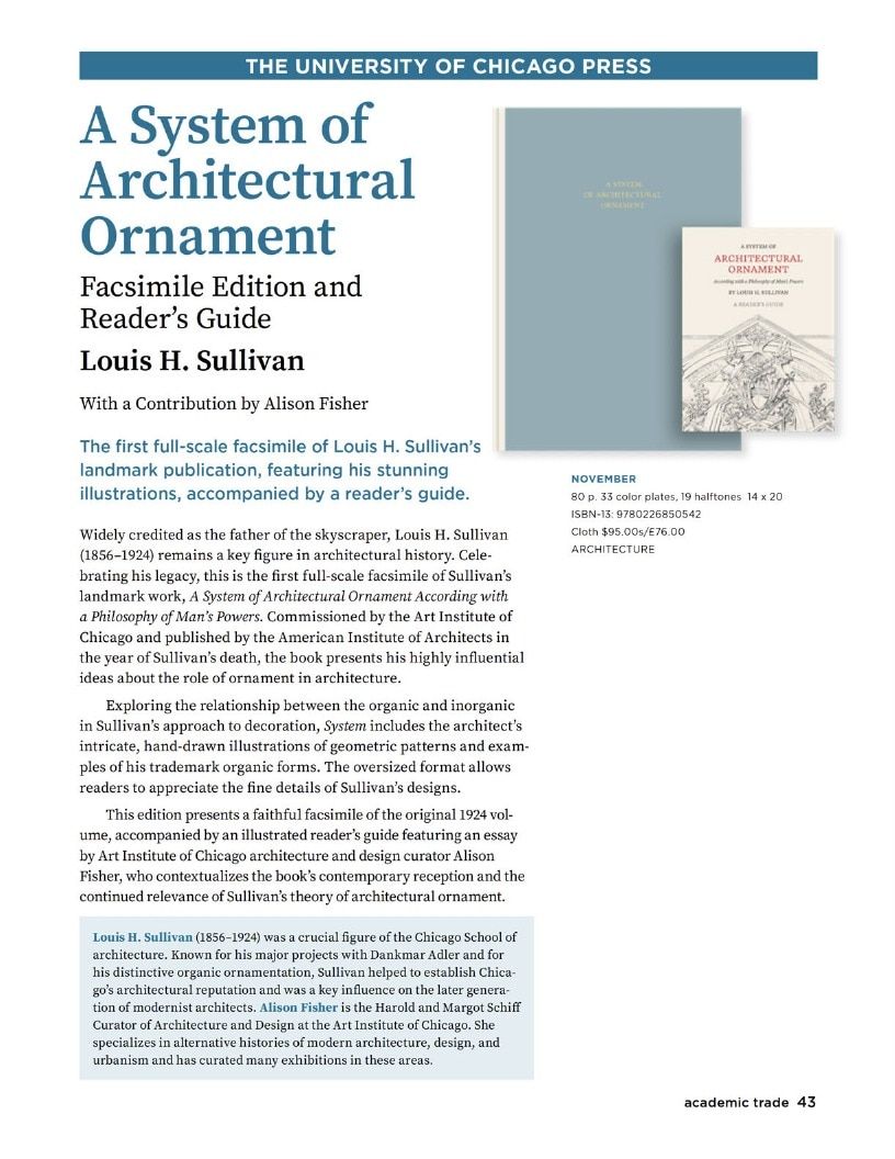 University of Chicago Press Fall 2026 Catalog Weekly Ad January 1 - December 31, 2026
