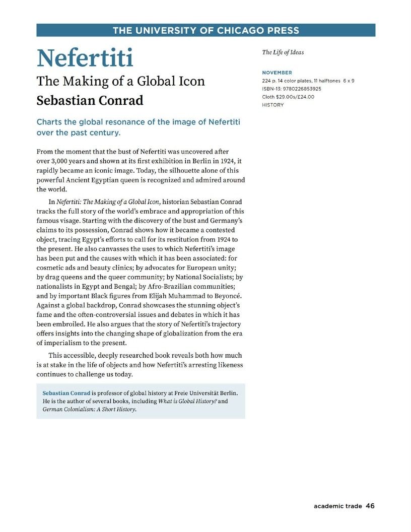 University of Chicago Press Fall 2026 Catalog Weekly Ad January 1 - December 31, 2026