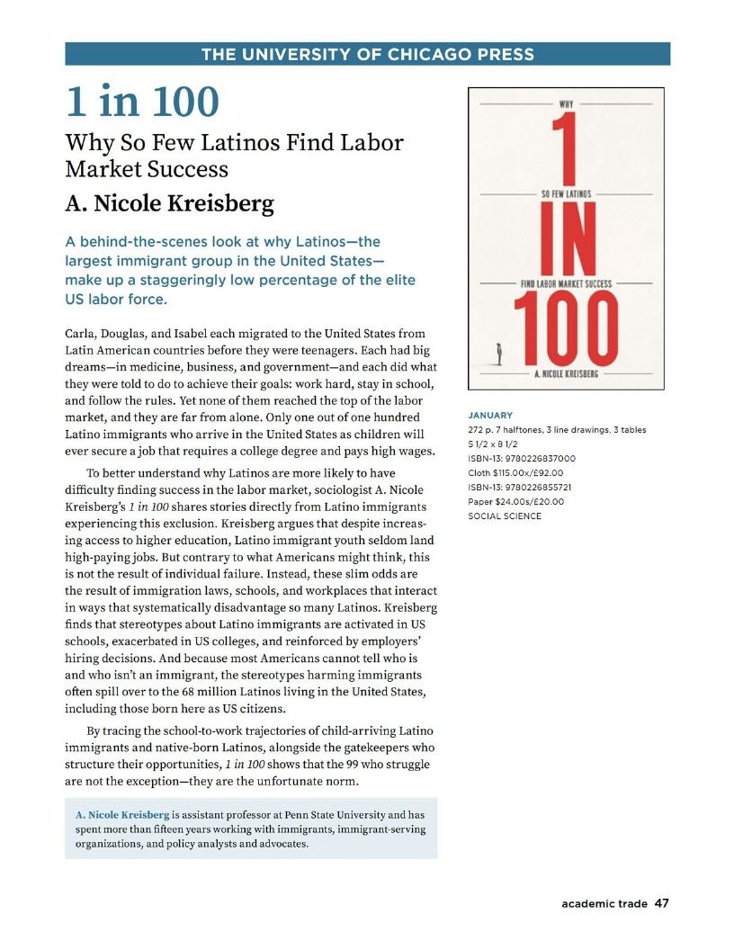 University of Chicago Press Fall 2026 Catalog Weekly Ad January 1 - December 31, 2026