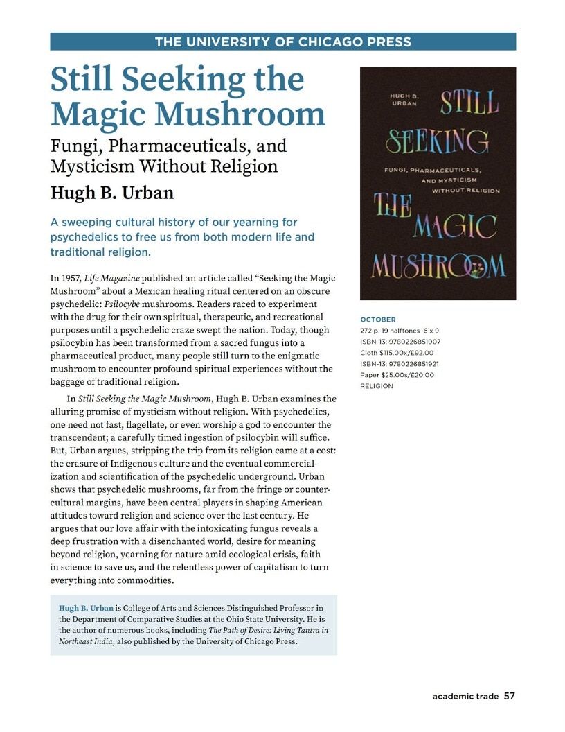 University of Chicago Press Fall 2026 Catalog Weekly Ad January 1 - December 31, 2026