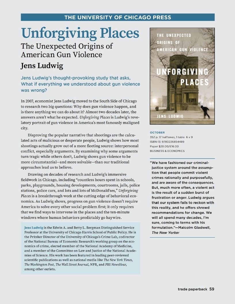 University of Chicago Press Fall 2026 Catalog Weekly Ad January 1 - December 31, 2026