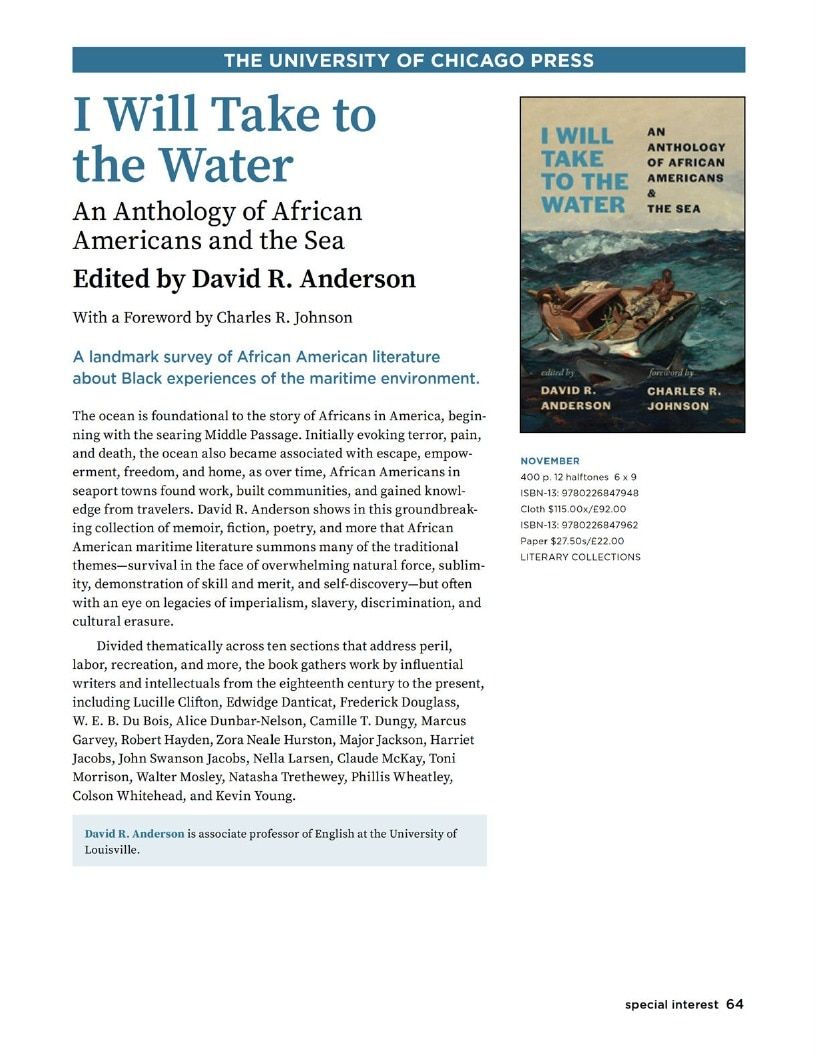 University of Chicago Press Fall 2026 Catalog Weekly Ad January 1 - December 31, 2026
