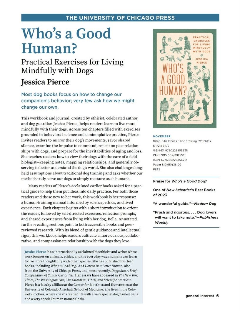 University of Chicago Press Fall 2026 Catalog Weekly Ad January 1 - December 31, 2026