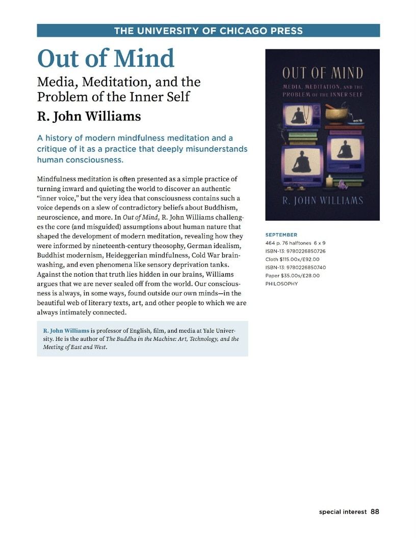 University of Chicago Press Fall 2026 Catalog Weekly Ad January 1 - December 31, 2026