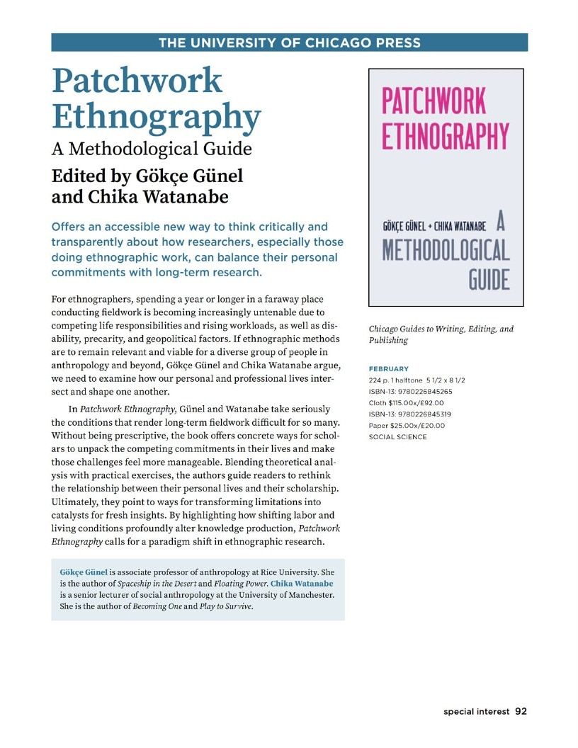 University of Chicago Press Fall 2026 Catalog Weekly Ad January 1 - December 31, 2026