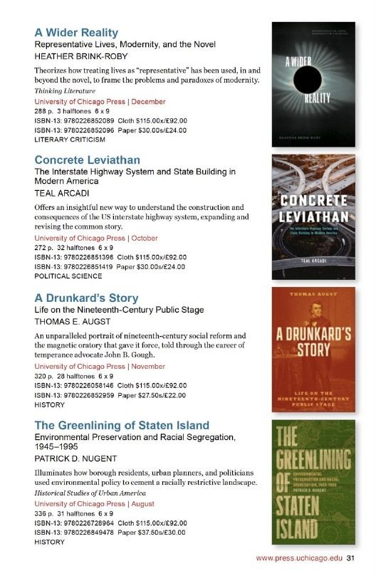University of Chicago Press Fall 2026 International Catalog Weekly Ad January 1 - December 31, 2026