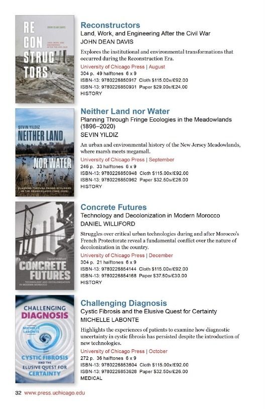 University of Chicago Press Fall 2026 International Catalog Weekly Ad January 1 - December 31, 2026