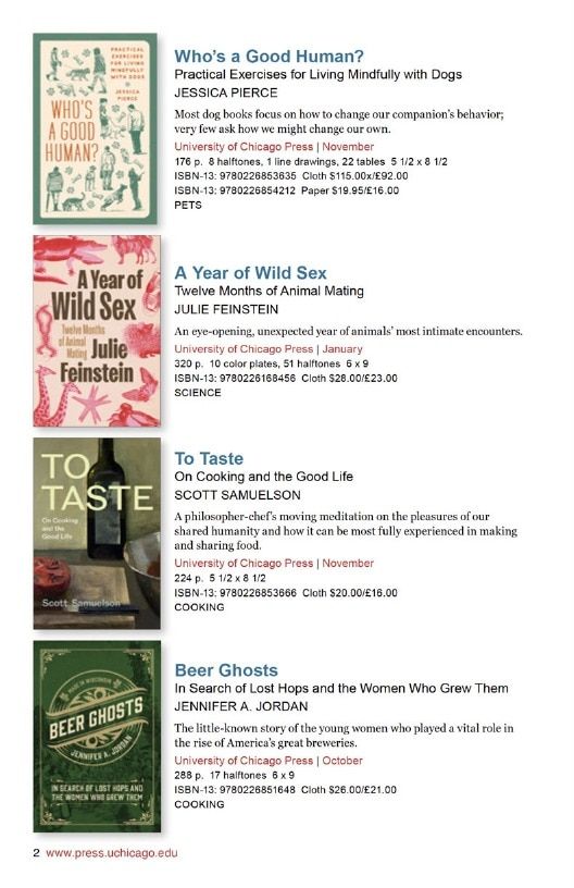 University of Chicago Press Fall 2026 International Catalog Weekly Ad January 1 - December 31, 2026
