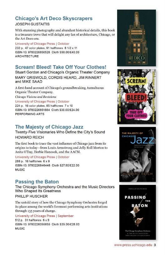 University of Chicago Press Fall 2026 International Catalog Weekly Ad January 1 - December 31, 2026