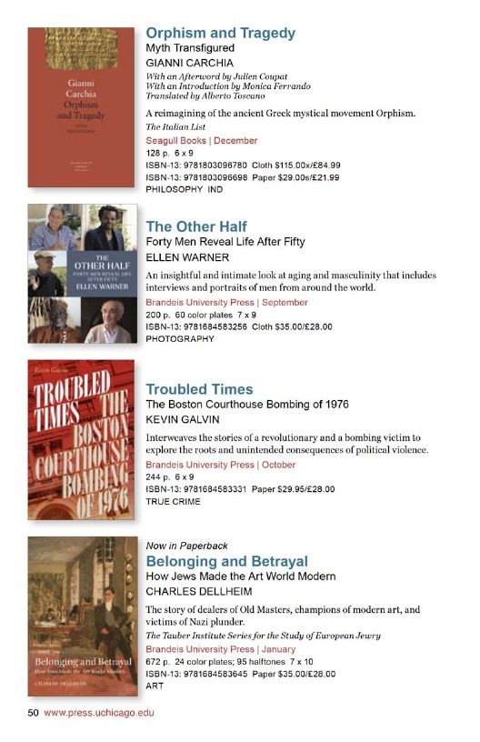 University of Chicago Press Fall 2026 International Catalog Weekly Ad January 1 - December 31, 2026