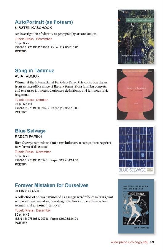 University of Chicago Press Fall 2026 International Catalog Weekly Ad January 1 - December 31, 2026