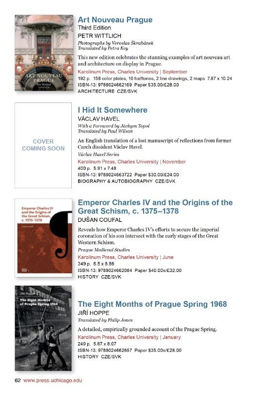 University of Chicago Press Fall 2026 International Catalog Weekly Ad January 1 - December 31, 2026