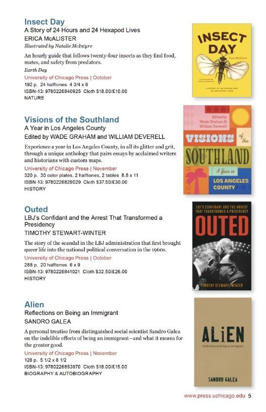 University of Chicago Press Fall 2026 International Catalog Weekly Ad January 1 - December 31, 2026