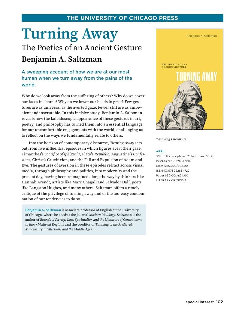 University of Chicago Press Spring 2026 Catalog Weekly Ad January 1 - December 31, 2026