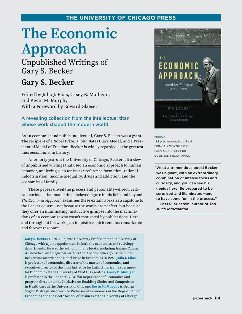 University of Chicago Press Spring 2026 Catalog Weekly Ad January 1 - December 31, 2026