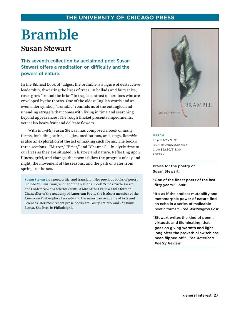 University of Chicago Press Spring 2026 Catalog Weekly Ad January 1 - December 31, 2026