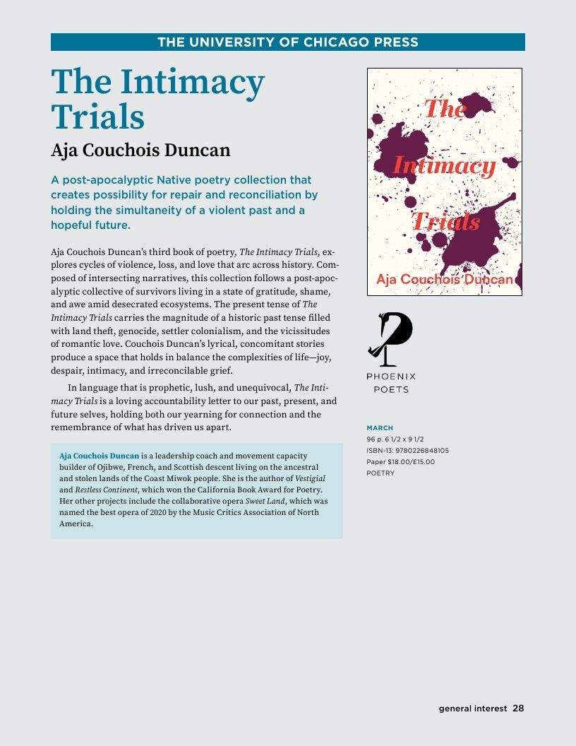 University of Chicago Press Spring 2026 Catalog Weekly Ad January 1 - December 31, 2026