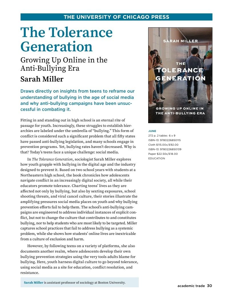 University of Chicago Press Spring 2026 Catalog Weekly Ad January 1 - December 31, 2026
