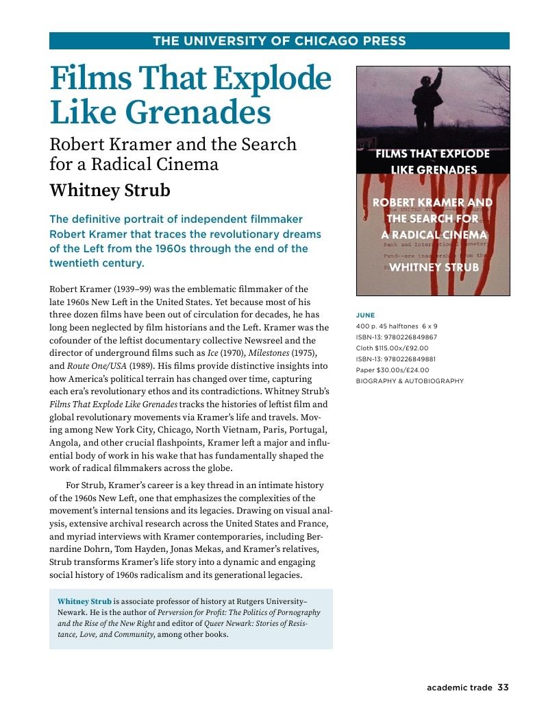 University of Chicago Press Spring 2026 Catalog Weekly Ad January 1 - December 31, 2026