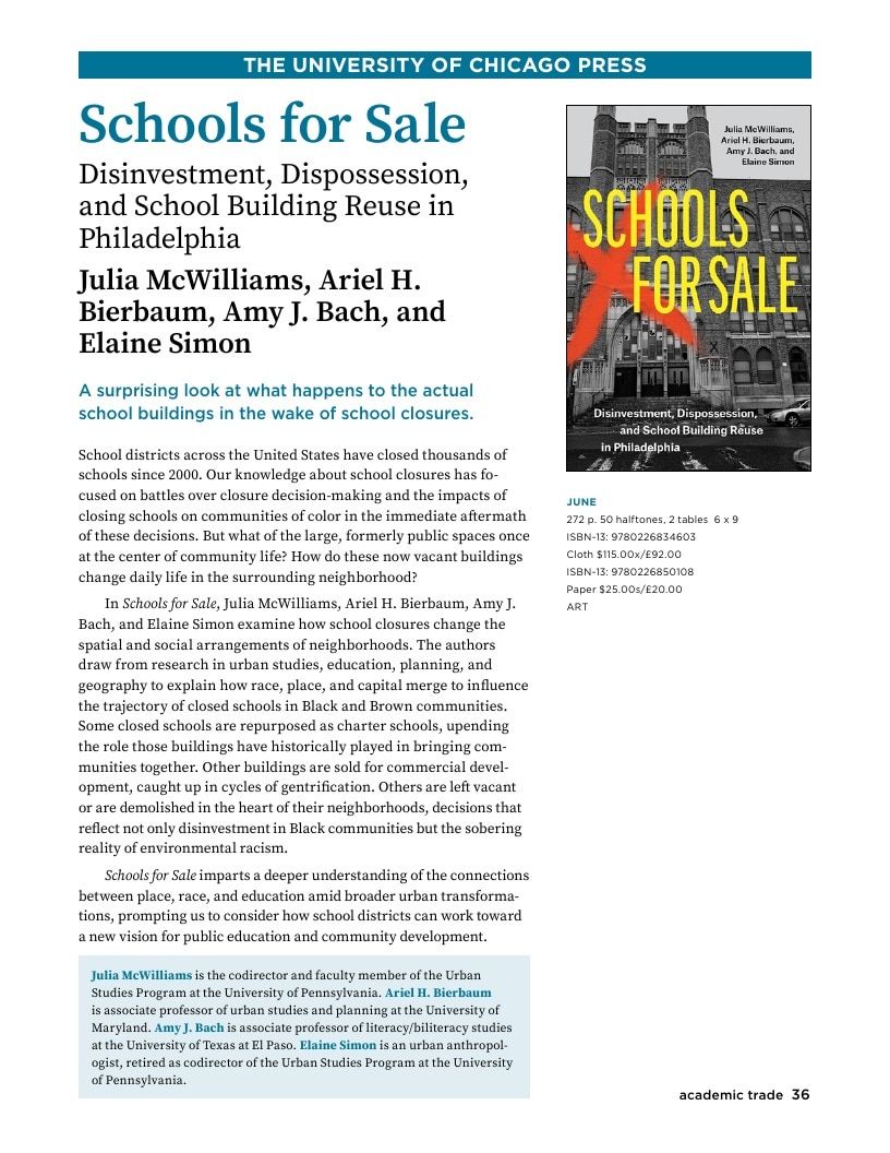 University of Chicago Press Spring 2026 Catalog Weekly Ad January 1 - December 31, 2026