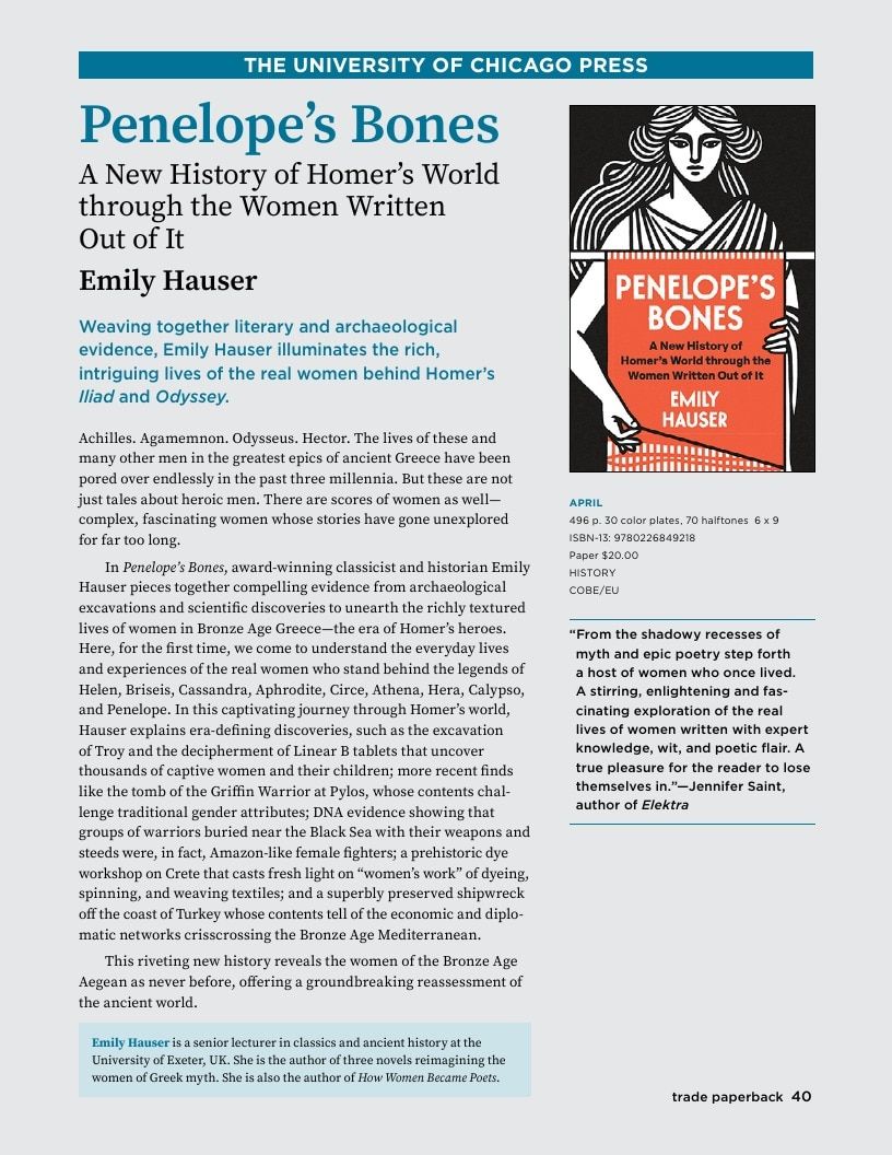 University of Chicago Press Spring 2026 Catalog Weekly Ad January 1 - December 31, 2026