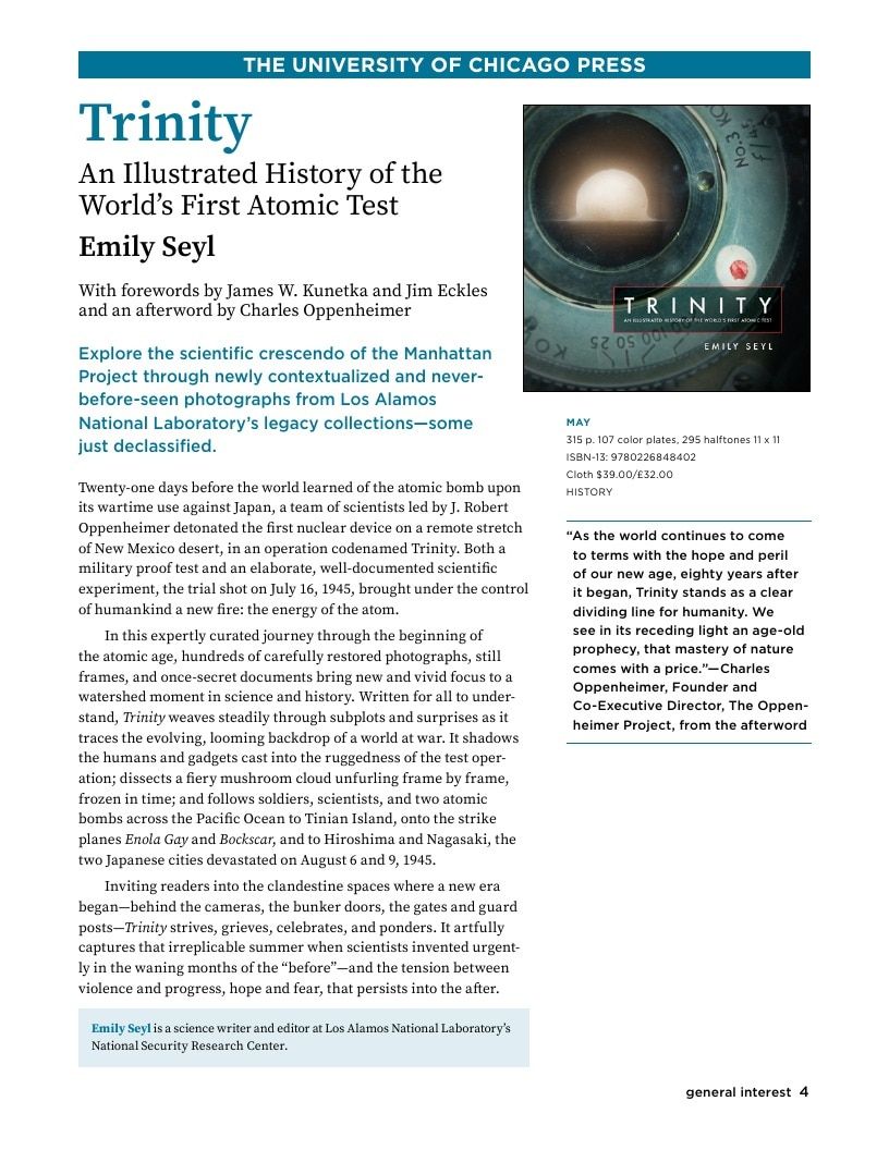 University of Chicago Press Spring 2026 Catalog Weekly Ad January 1 - December 31, 2026