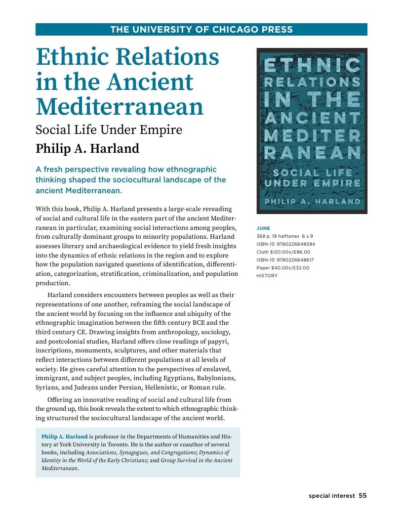 University of Chicago Press Spring 2026 Catalog Weekly Ad January 1 - December 31, 2026