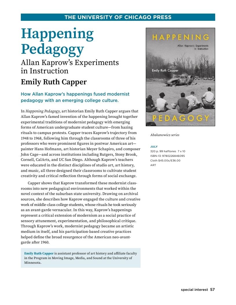 University of Chicago Press Spring 2026 Catalog Weekly Ad January 1 - December 31, 2026