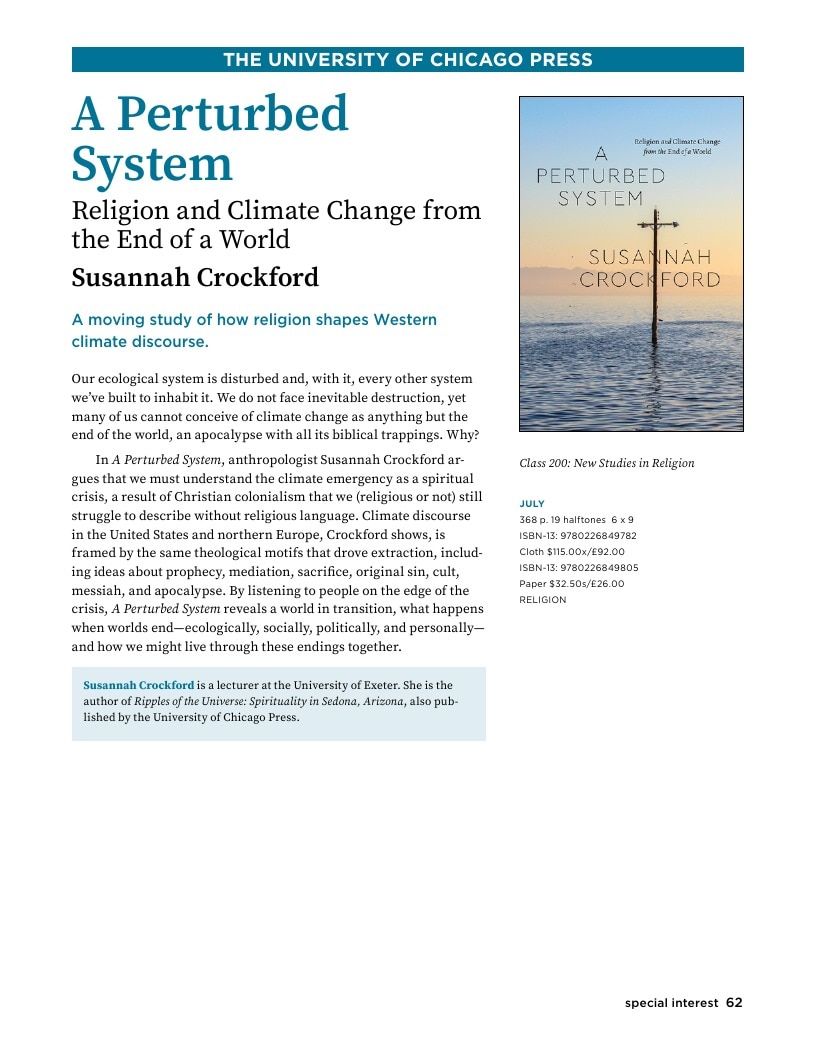 University of Chicago Press Spring 2026 Catalog Weekly Ad January 1 - December 31, 2026