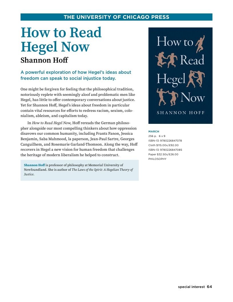 University of Chicago Press Spring 2026 Catalog Weekly Ad January 1 - December 31, 2026
