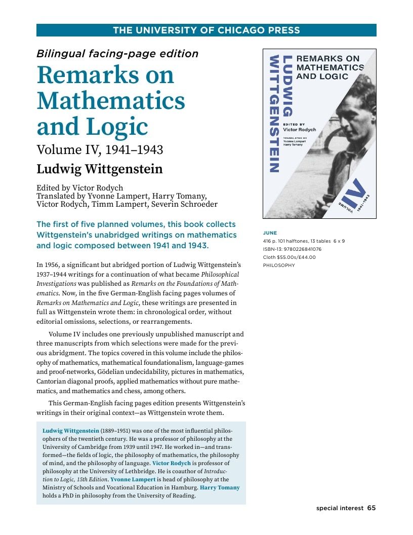 University of Chicago Press Spring 2026 Catalog Weekly Ad January 1 - December 31, 2026