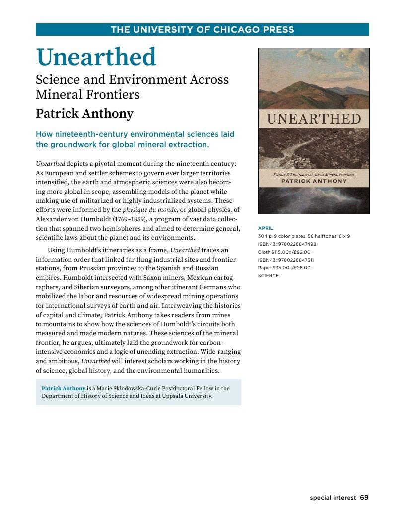 University of Chicago Press Spring 2026 Catalog Weekly Ad January 1 - December 31, 2026