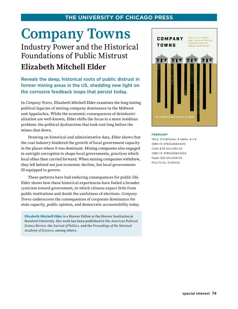 University of Chicago Press Spring 2026 Catalog Weekly Ad January 1 - December 31, 2026