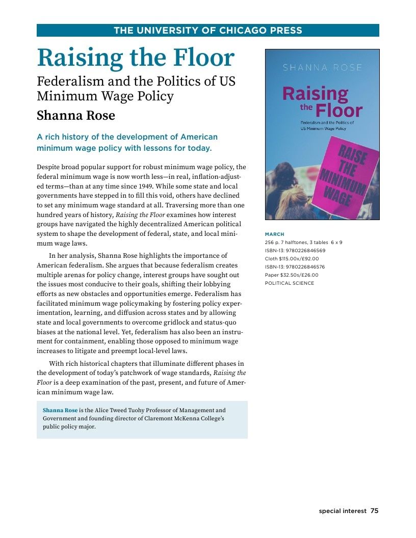 University of Chicago Press Spring 2026 Catalog Weekly Ad January 1 - December 31, 2026