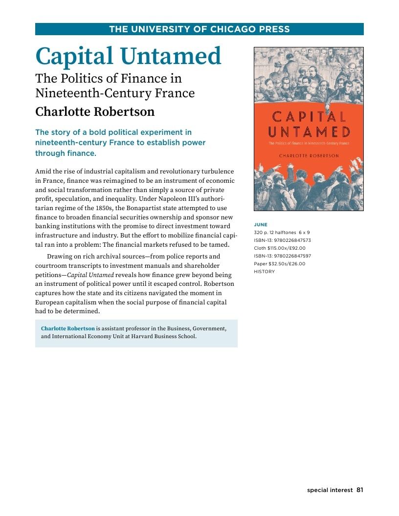 University of Chicago Press Spring 2026 Catalog Weekly Ad January 1 - December 31, 2026