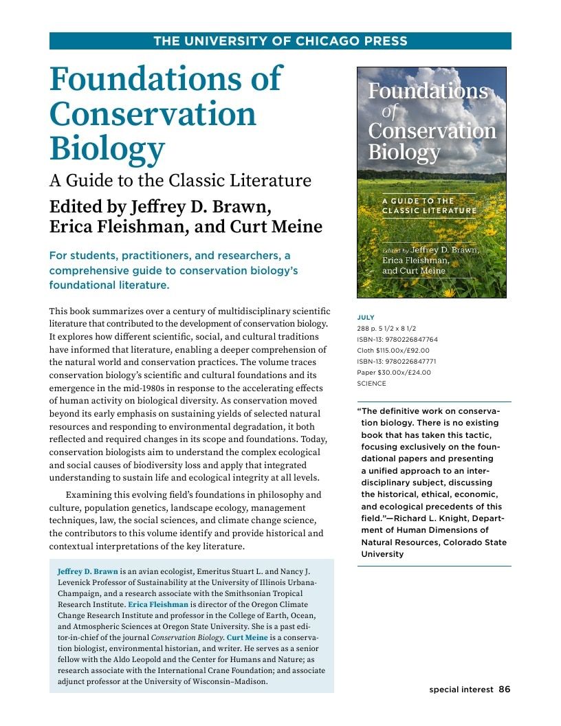 University of Chicago Press Spring 2026 Catalog Weekly Ad January 1 - December 31, 2026