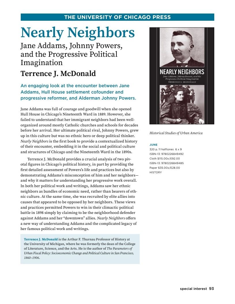 University of Chicago Press Spring 2026 Catalog Weekly Ad January 1 - December 31, 2026