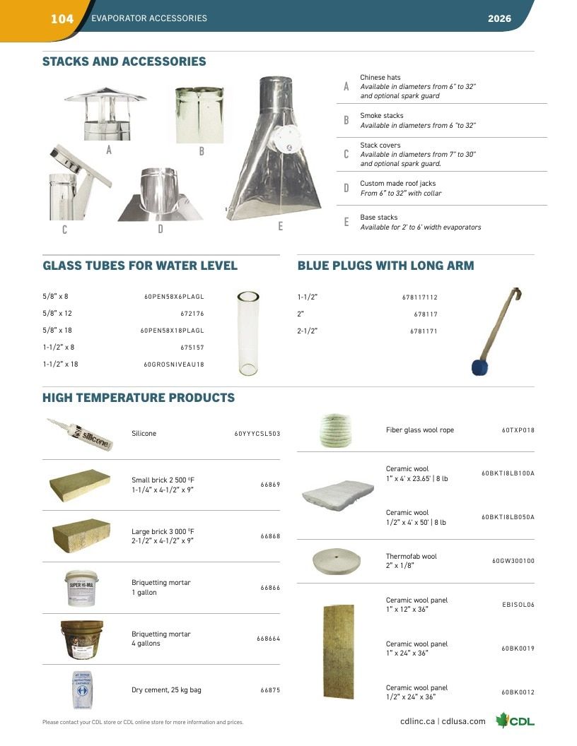 CDL USA Maple Equipment Catalog Weekly Ad January 1 - December 31, 2026