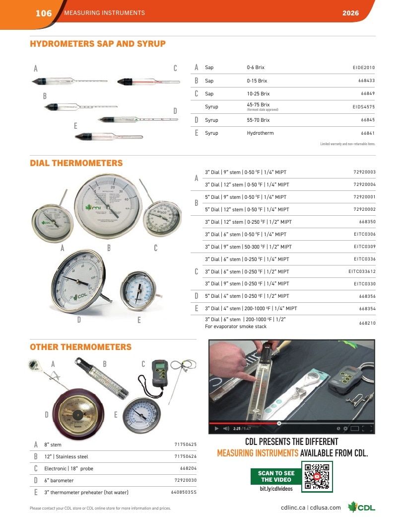 CDL USA Maple Equipment Catalog Weekly Ad January 1 - December 31, 2026