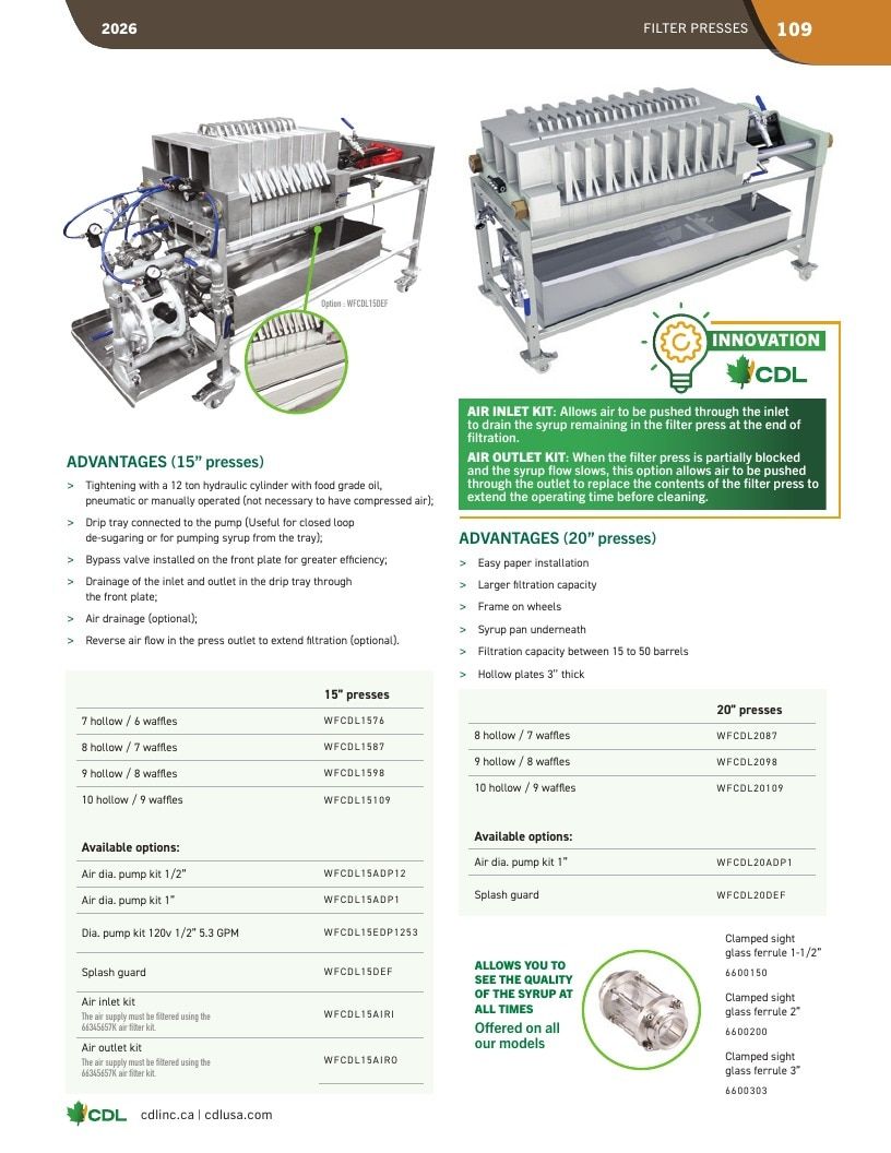 CDL USA Maple Equipment Catalog Weekly Ad January 1 - December 31, 2026