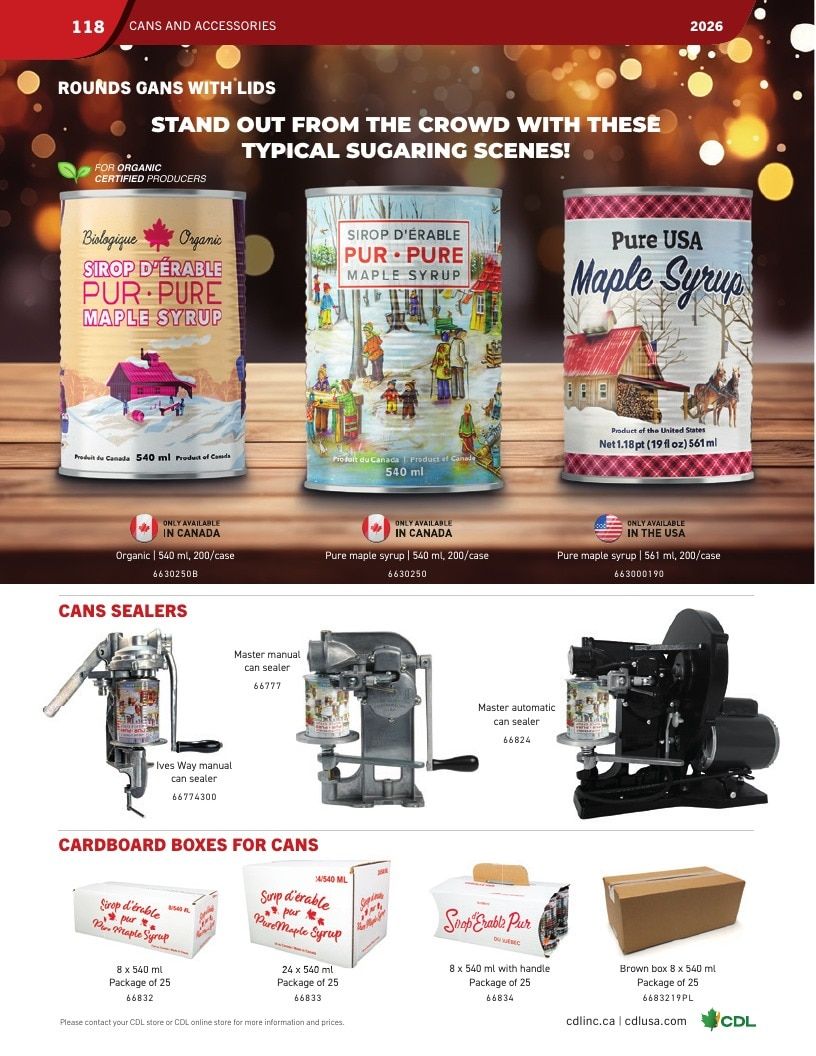 CDL USA Maple Equipment Catalog Weekly Ad January 1 - December 31, 2026